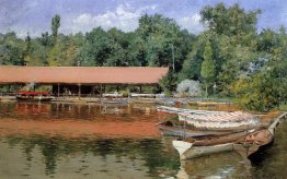 Boat House, Prospect Park (aka barche sul lago, Prospect Park)