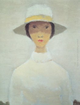 La femme au chapeau blanc