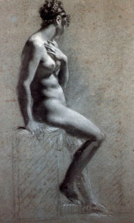 Seduti Nudo Femminile