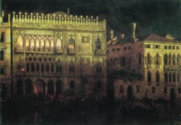 Ka d'Ordo Palace a Venezia al chiaro di luna