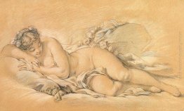 Giovane donna che dorme