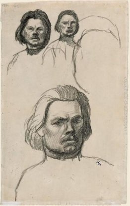 Studi di Ritratto di Maxim Gorki