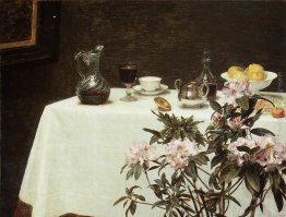 Still life, angolo di un tavolo