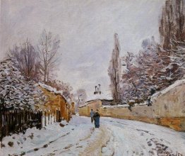 Strada sotto neve, Louveciennes