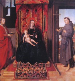 La Madonna in trono col Bambino ei Santi Girolamo e Francesco