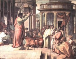 St. Paul predicazione ad Atene (cartoni animati per la Cappella