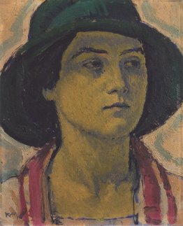 Giovane donna con cappello