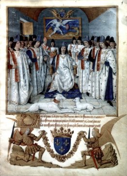 Luigi XI presiede il capitolo di Saint Michel
