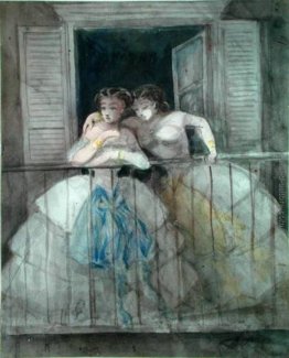 Ragazze sul balcone