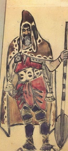 Viking Merchant (disegno di costume per l'opera "Sadko")