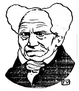 Filosofo tedesco Arthur Schopenhauer