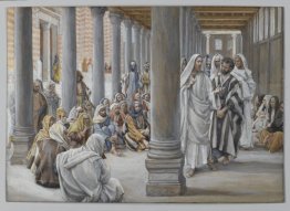 Gesù cammina nel portico di Salomone (Jésus se promène dans le p