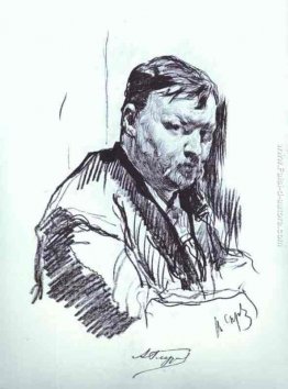 Ritratto del compositore Alexander Glazunov