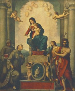 Madonna con Bambino e San Francesco