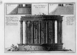 Lato del Tempio di Vesta a Tivoli