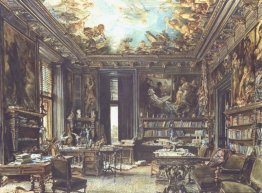 La biblioteca nel Palais Dumba