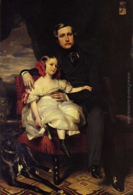 Ritratto del principe di Wagram e sua figlia Louise Caroline Mal