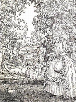 Picnic. Illustrazione per il Libro della marchesa