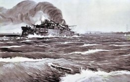 La battaglia di Tsushima. Ultimi minuti della corazzata Principe