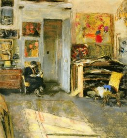 La signora Losse Hessel in Studio di Vuillard