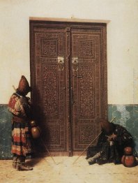 Alla porta di una moschea