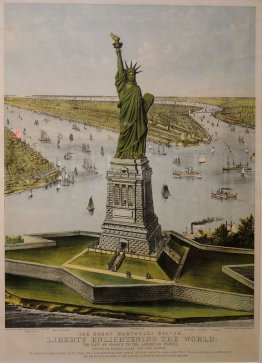 La grande statua Bartholdi