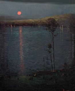 Luna sul lago