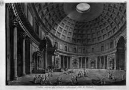 Vista interna del Pantheon comunemente noto come la Rotonda