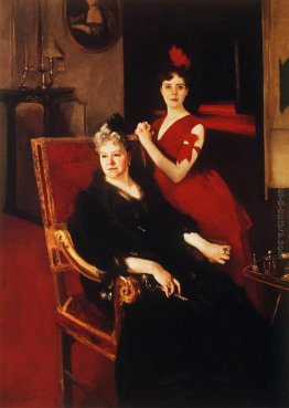 La signora Edward Burckhardt e sua figlia Louise