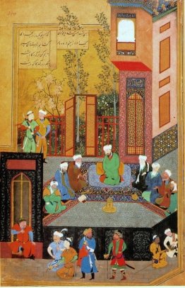 Una pittura in miniatura dal Iskandarnama