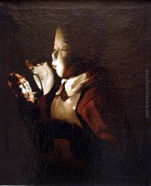 Boy Blowing a lampada