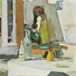 Composizione con la ragazza e nature morte