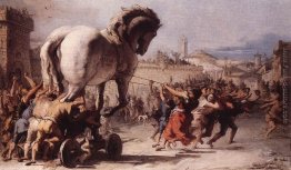 La Processione del cavallo di Troia a Troy