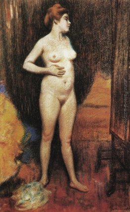 Nudo di donna allo specchio