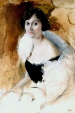 The White Boa di piume (Lady Elizabeth Asquith)