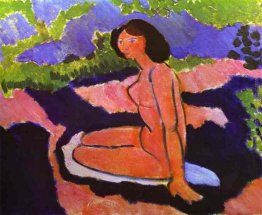 Rosa nudo, o Seated Nude