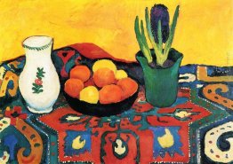 Still life giacinti tappeto