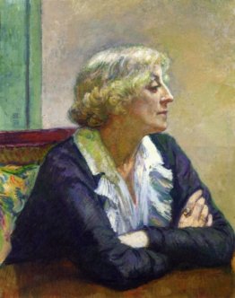 Maria Van Rysselberghe con le braccia incrociate