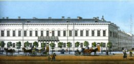 Hotel Demidov. Frammento di "Panorama della Prospettiva Nevsky"