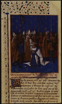 Incoronazione di Carlo VI nel 1380 a Reims