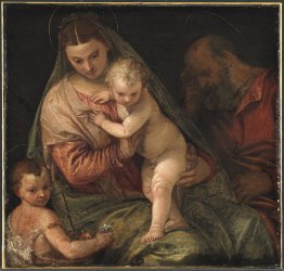 La Sacra Famiglia con il Bambino San Giovanni Battista