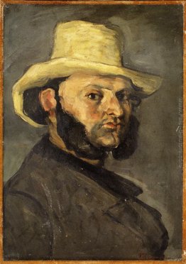 Gustave Boyer in un cappello di paglia