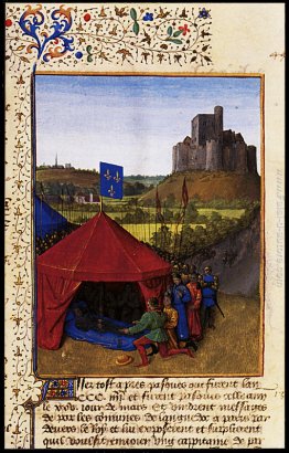 La morte di Bertrand du Geusclin (c.1320-80) a Chateauneuf-de-Ra