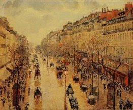 Boulevard Montmartre Pomeriggio, sotto la pioggia