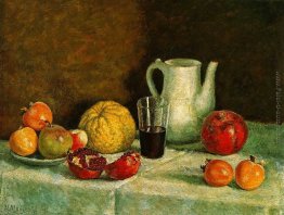 Still-life con il melograno rotto