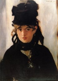 Berthe Morisot con un mazzo di violette