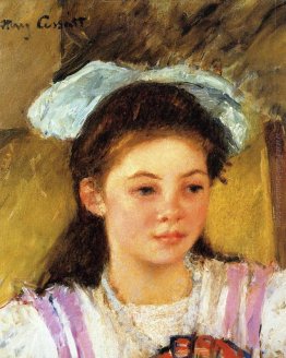 Ellen Mary Cassatt con un grande fiocco tra i capelli