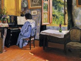 Signora al pianoforte