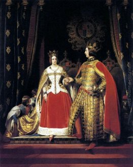 La regina Vittoria e il principe Alberto al Costume Bal