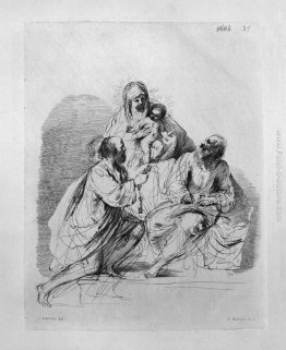 La Vergine con i Santi Pietro e Paolo, del Guercino